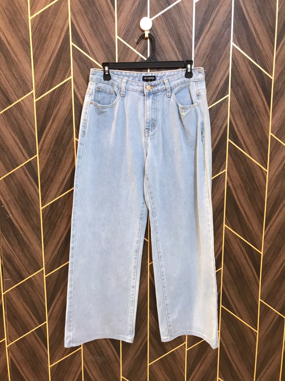 Women High Waist Wide Leg Jeans Medium | Waist 31 | Length 39