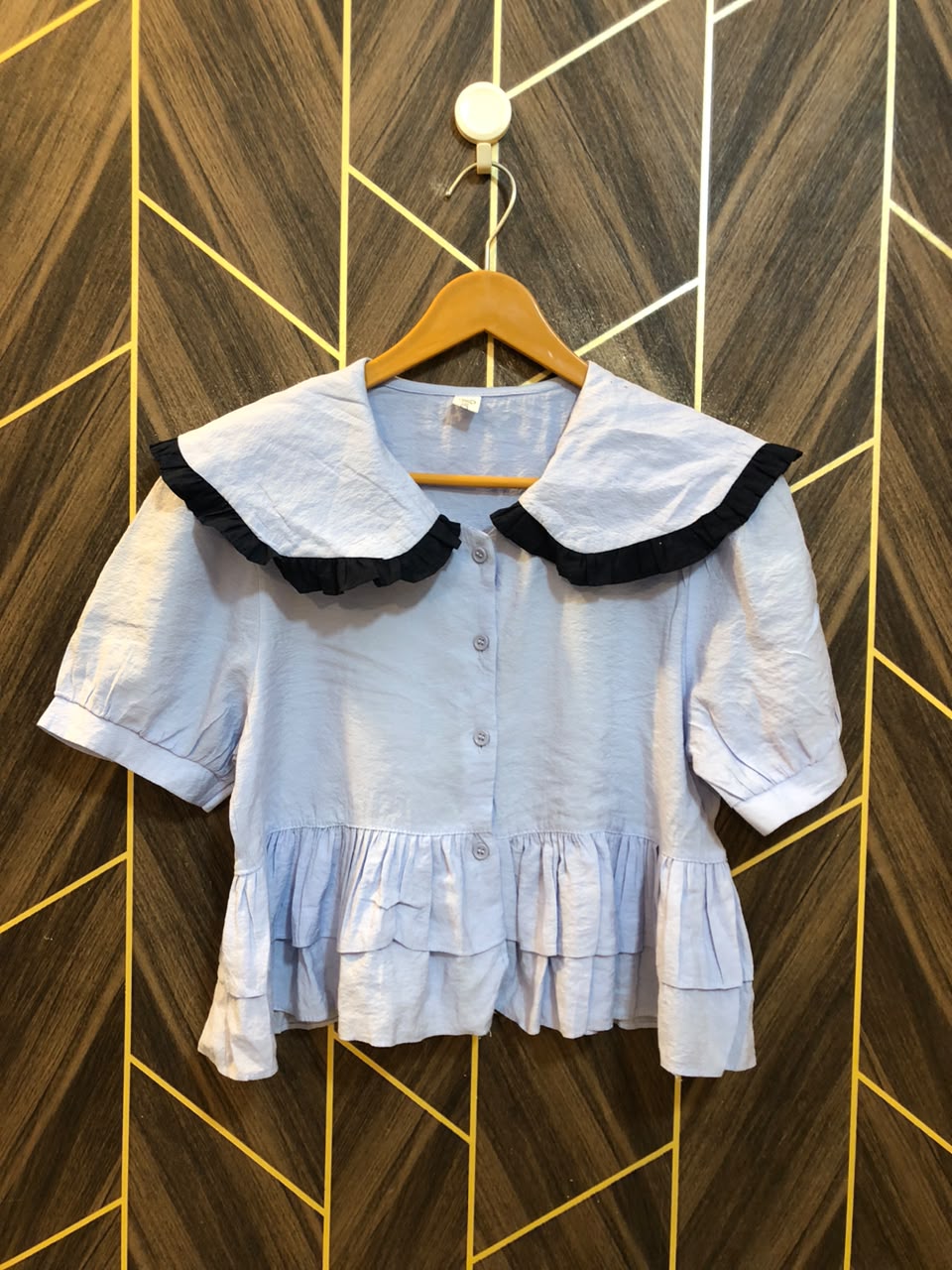 Trendy Chiffon CropTop Size Small