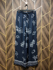 Western Silk Plazo Small to Medium | Size Waist 28 to 30 | Length 41