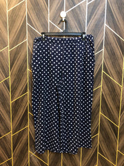 Western Linen Plazo Medium to Large | Size Waist 32 –34 | Length 33