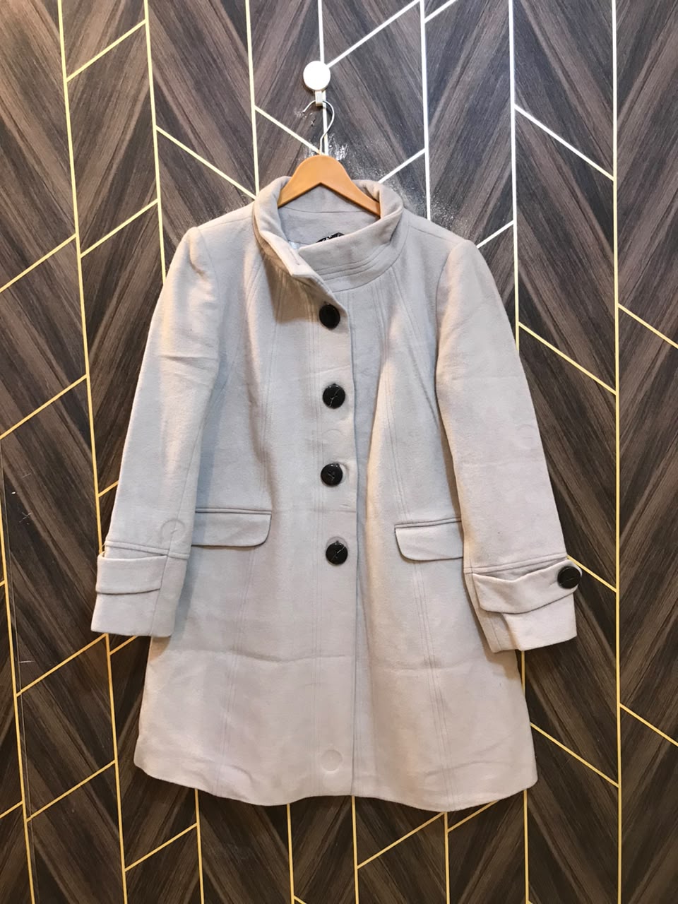 Women Wool Coat Large | Size | Chest 20 | Length 35