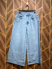 Women Wide Leg Jeans Medium  | Waist 30 | Length 37