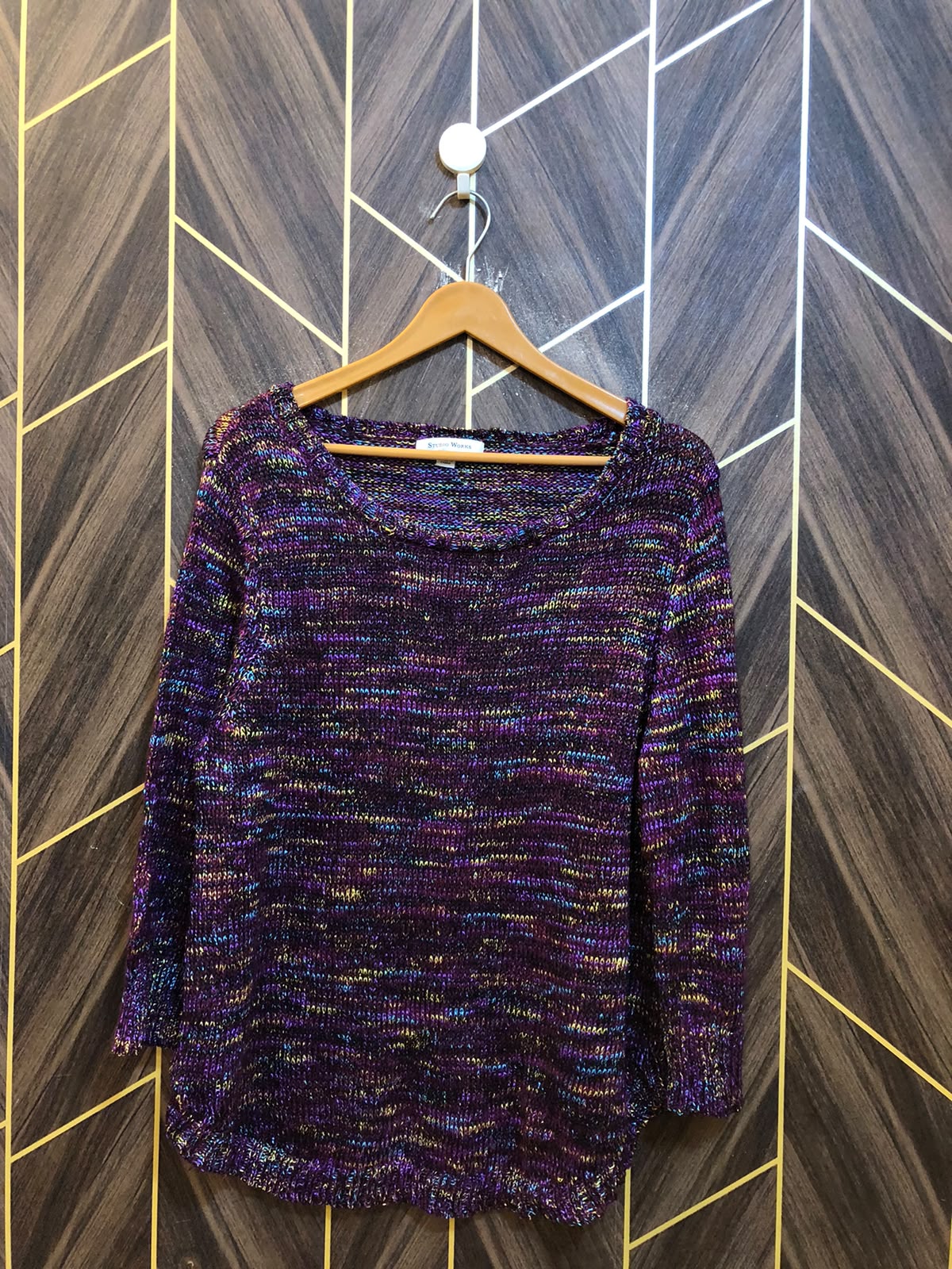 Winter Top Women Wool Sweater Large | Size | Chest 21 | Length 26