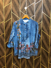 Western Top Silk – Large Size (Chest: 21 , Length: 27 )