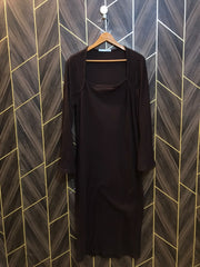 Bodycon Dress Jersey Large | Size | Chest 20 | Length 48