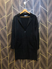 Women Wool Cardigan Sweater Medium | Size | Chest 19 | Length 36