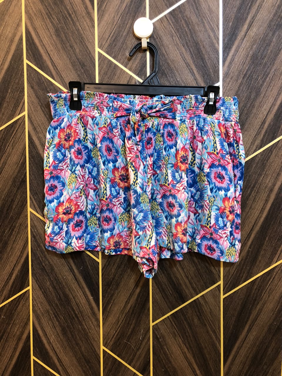 Women Mini Shorts Linen Medium | Size Waist 30–32