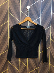 Trendy Net CropTop Size X Small