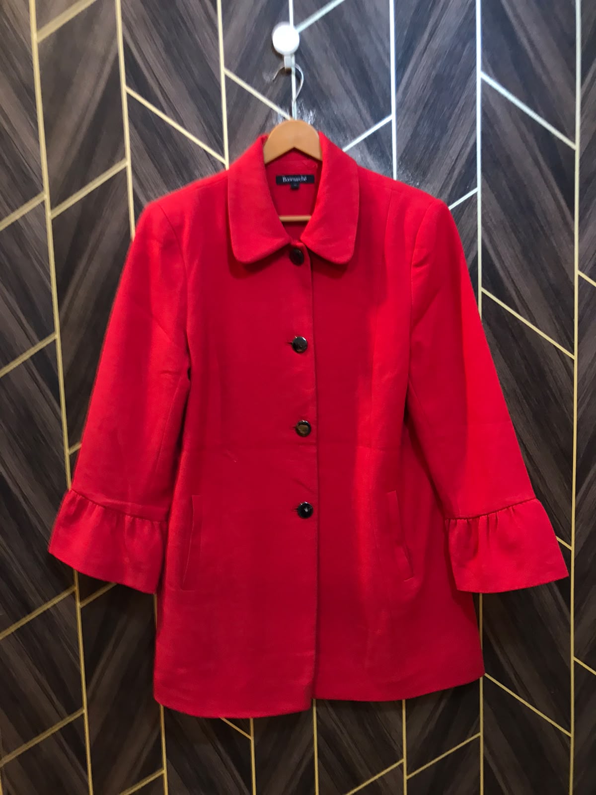 Women Wool Coat Large | Size | Chest 20 | Length 32