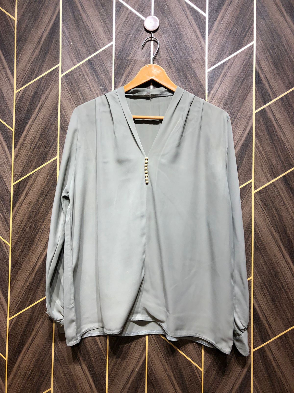 Western Top Chiffon – Large Size (Chest: 21 , Length: 26 )