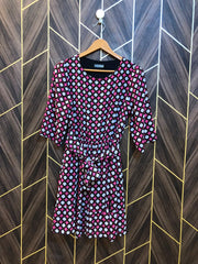 Mini Dress Chiffon Small Size Chest 18 Length 34