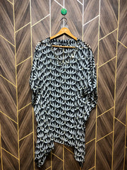 Western kaftan Chiffon See Through standard | Size | Length 34
