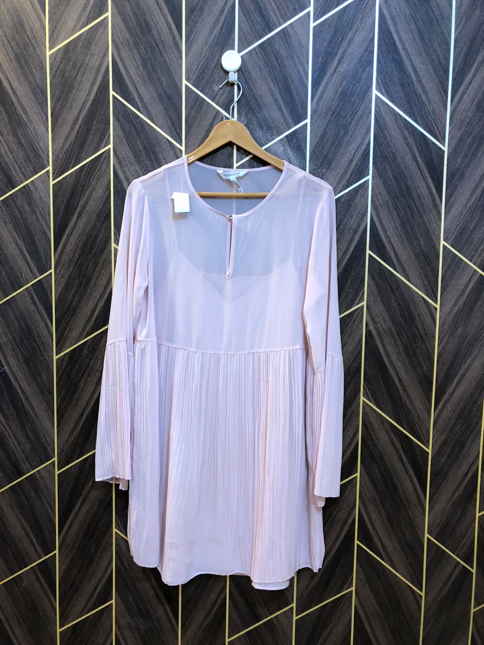 Women Long Shirt Chiffon Medium | Chest 19 | Length 34