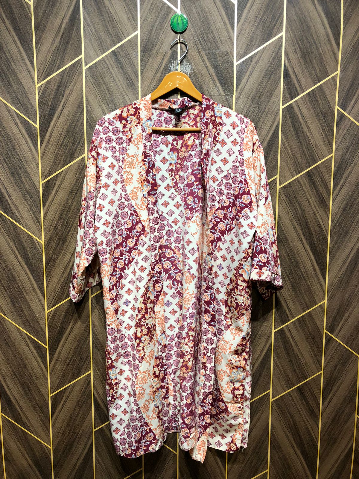 Women Long Shirt Chiffon shrug  X Large | Chest 22 | Length 40