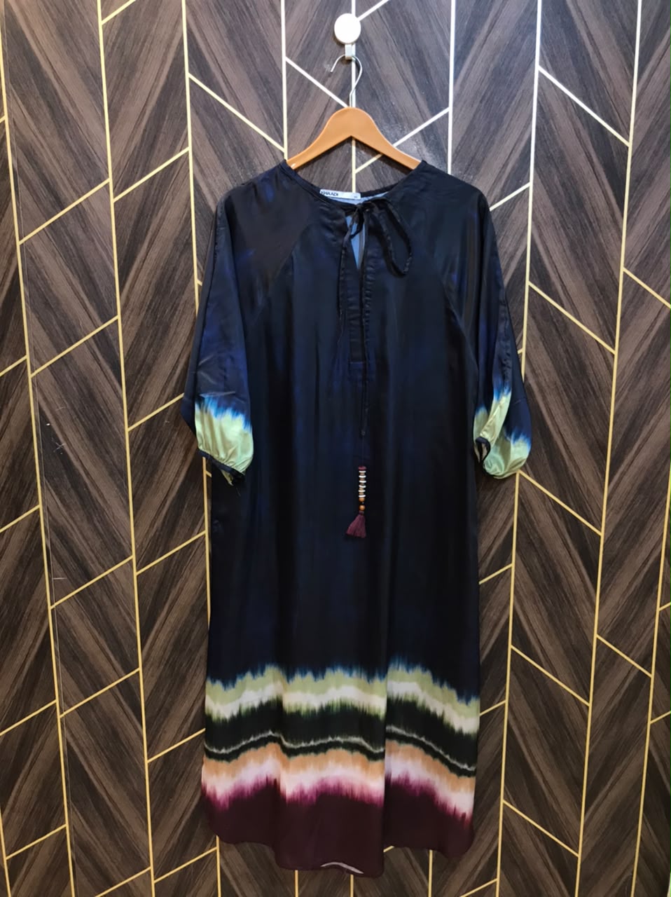 Western Long Maxi Silk Medium | Size | Chest 19 | Length 48