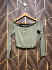 Trendy Jersey CropTop Size Small