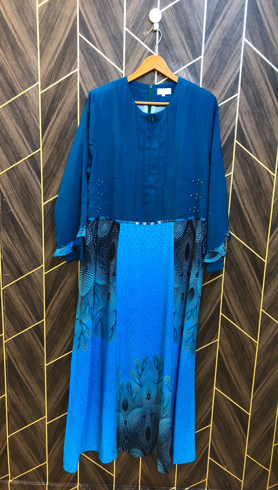 Western Long Maxi Chiffon Large | Size | Chest 21 | Length 57