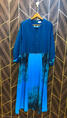 Western Long Maxi Chiffon Large | Size | Chest 21 | Length 57