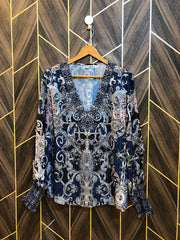 Western Top Silk – X-Large Size (Chest: 22, Length: 27)