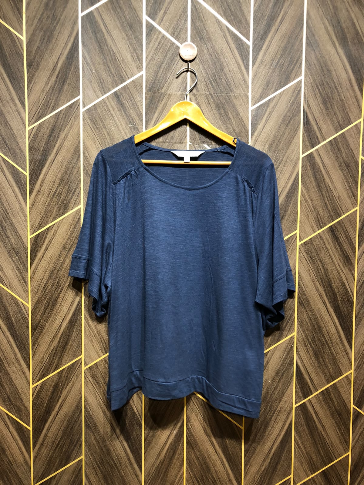 T-Shirt Jersey 1XL Size Length 24 Baggy