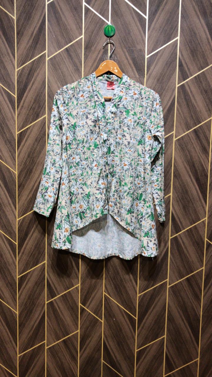 Western Top Chiffon – X Small Size (Chest: 17 , Length: 30 )