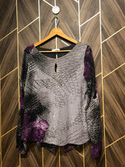 Western Top Medium Chest 19 length 27 Chiffon