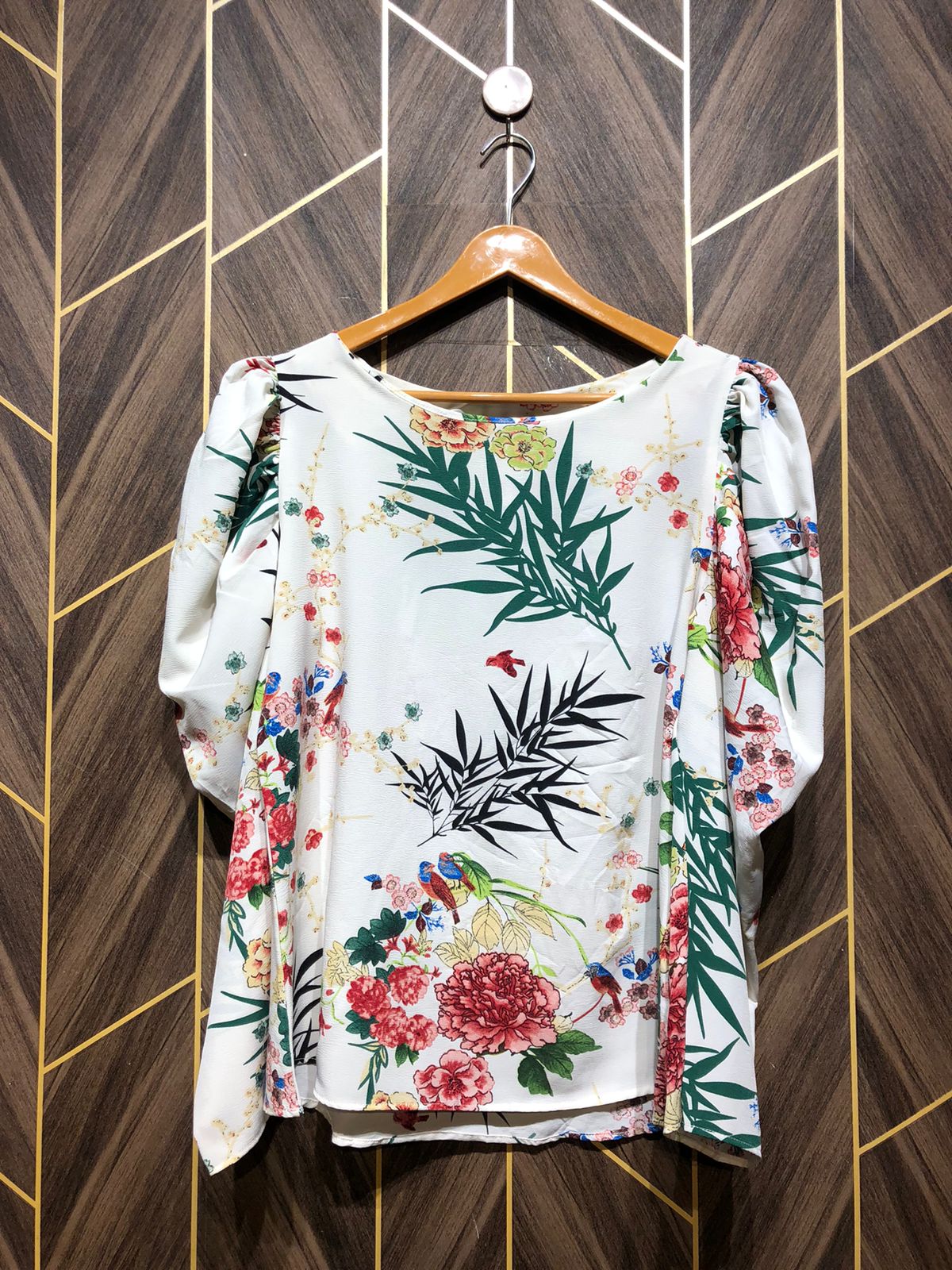 Western Top Chiffon – Medium Size (Chest: 19, Length: 26 )