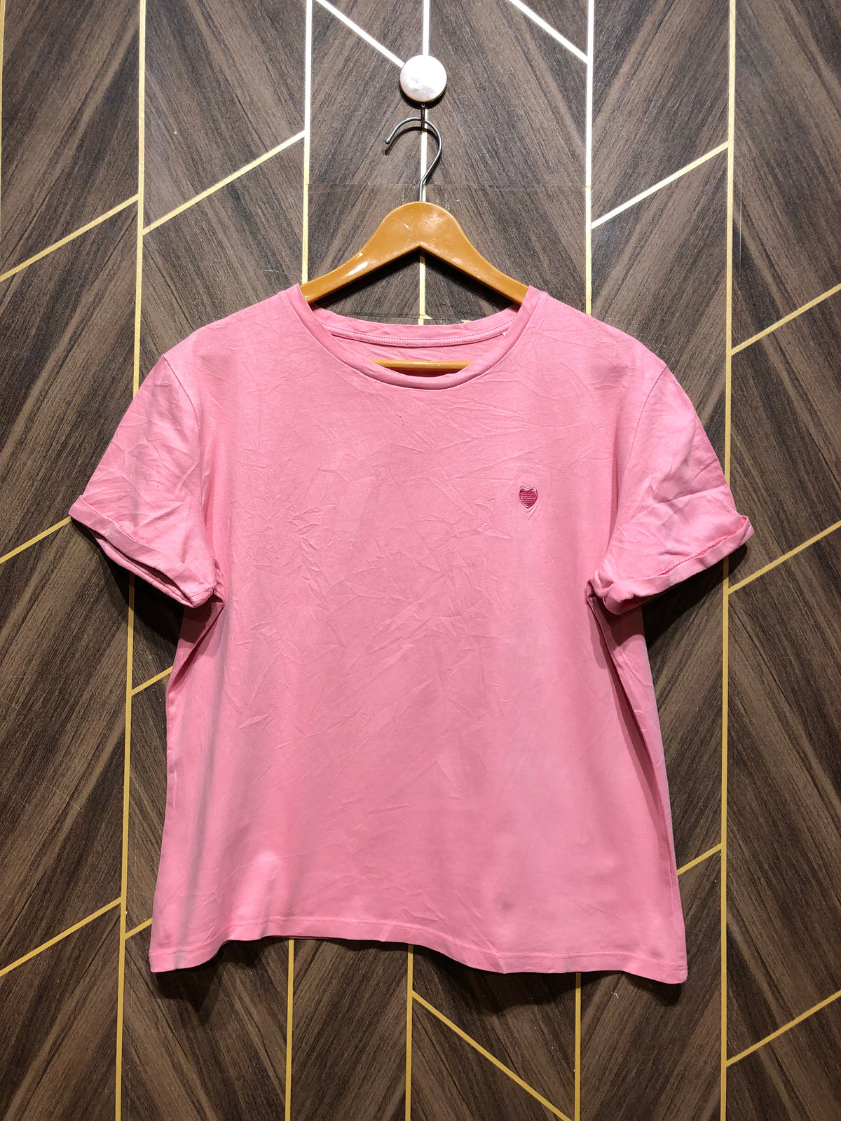 T-Shirt Jersey Medium Baggy Crop Size Length 21