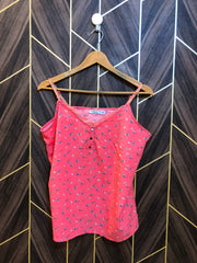 Trendy Chiffon CropTop Size Large