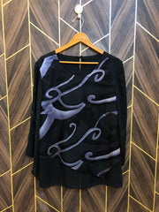 Western Top Chiffon – Large Size (Chest: 21 , Length: 28 )