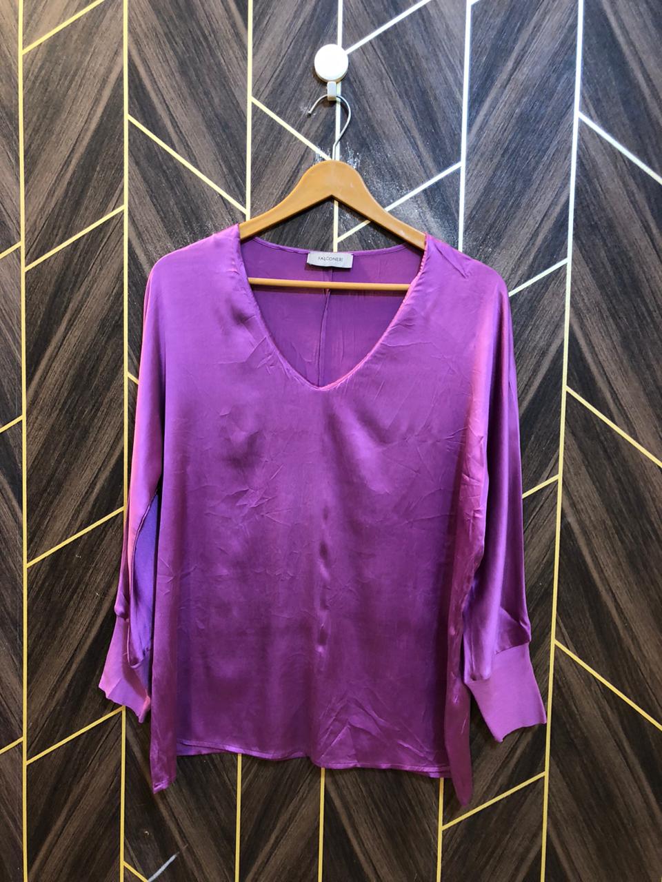 Western Top Silk – Small Size (Chest: 18, Length: 26 baggy )