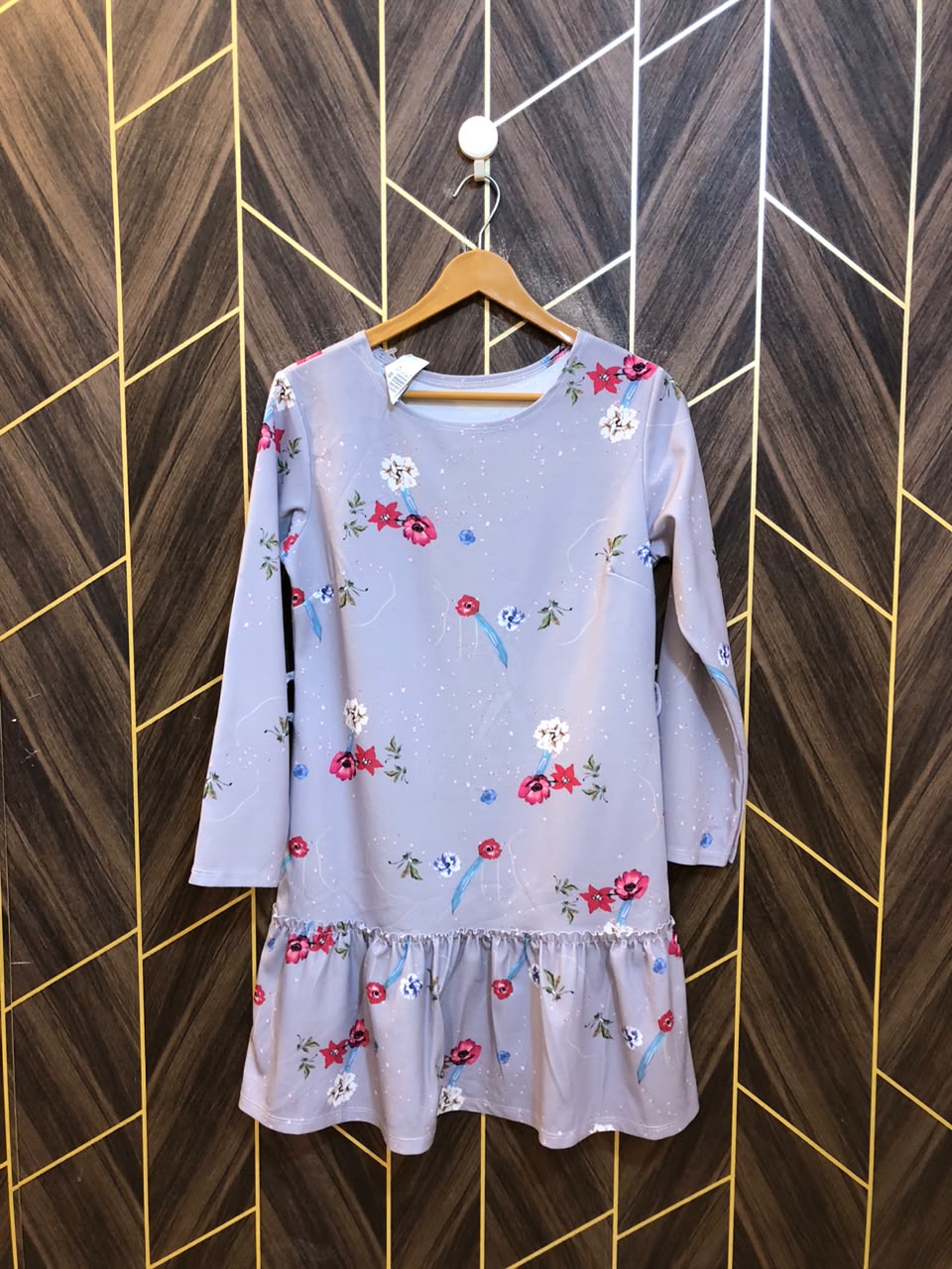 Women Long Shirt Jersey Small | Chest 18 | Length 33