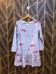 Women Long Shirt Jersey Small | Chest 18 | Length 33
