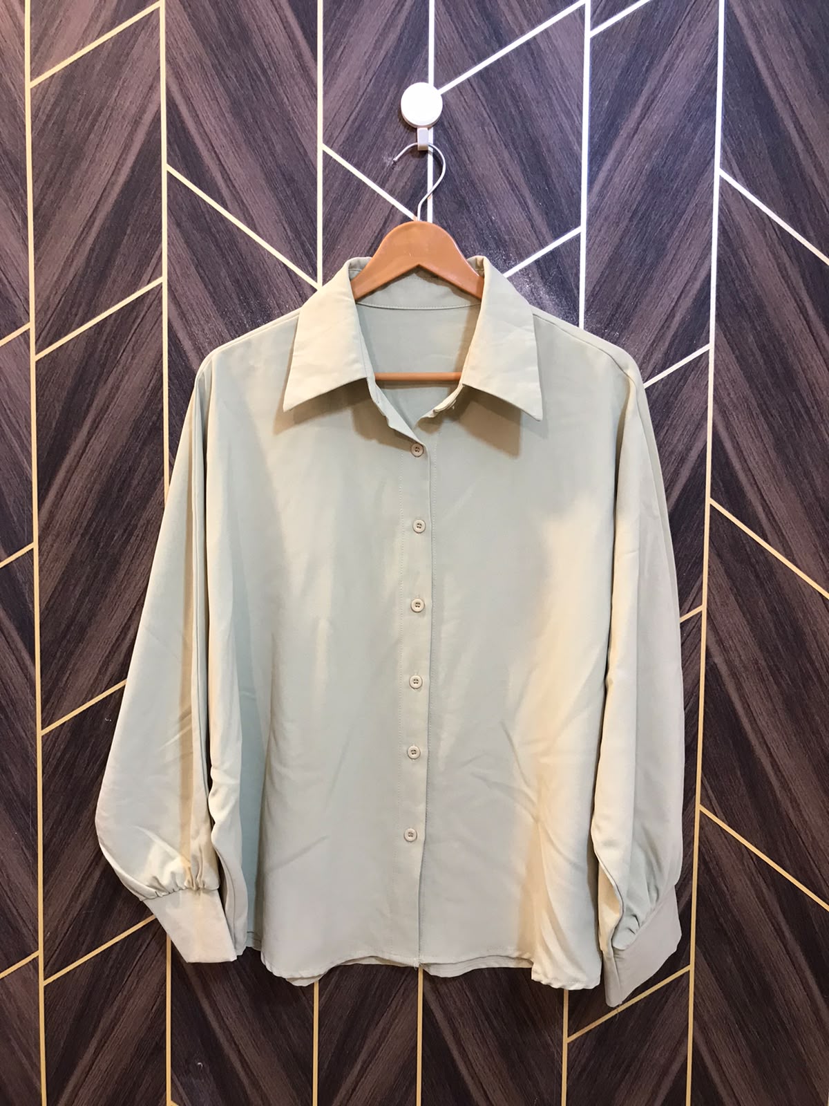 Western Top Chiffon – Medium TO LARGE baggy Size (Chest: 19 TO 20 , Length: 26 )