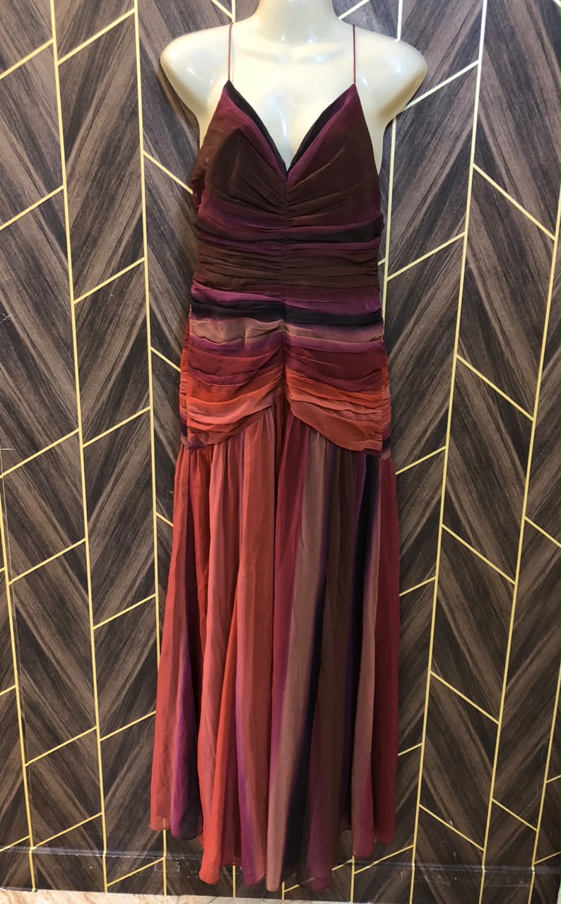 Western Long Maxi Chiffon Medium | Size | Chest 19 | Length 60