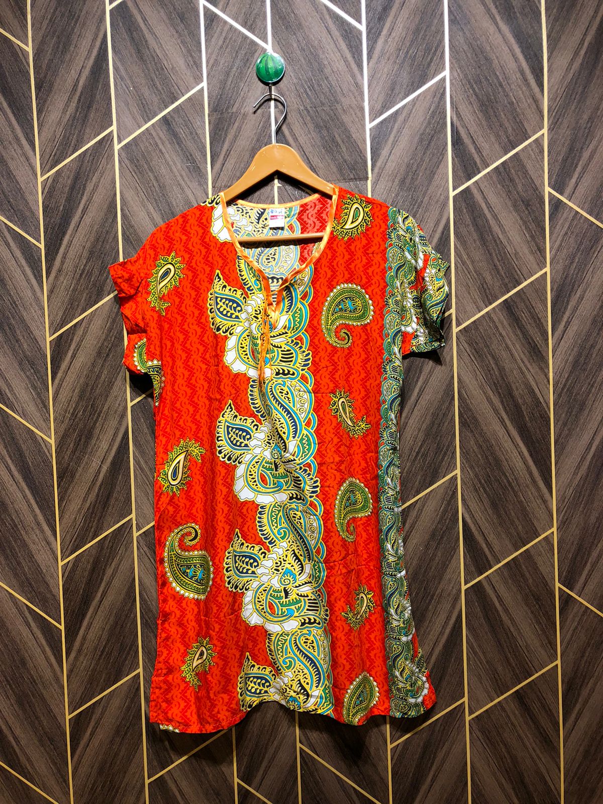 Women Long Shirt Linen Medium | Chest 19 | Length 33