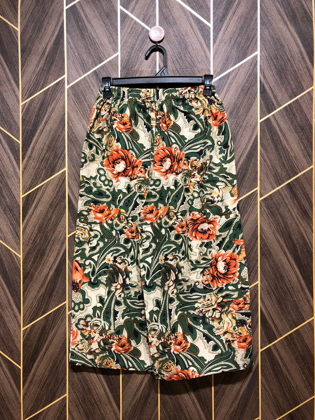 Western Linen Plazo X Small | Size Waist 26 | Length  30