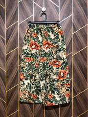 Western Linen Plazo X Small | Size Waist 26 | Length  30