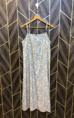 Western Long Maxi Silk Small | Size | Chest 18 | Length 49