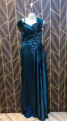 Women long tail silk chest 18 length 60