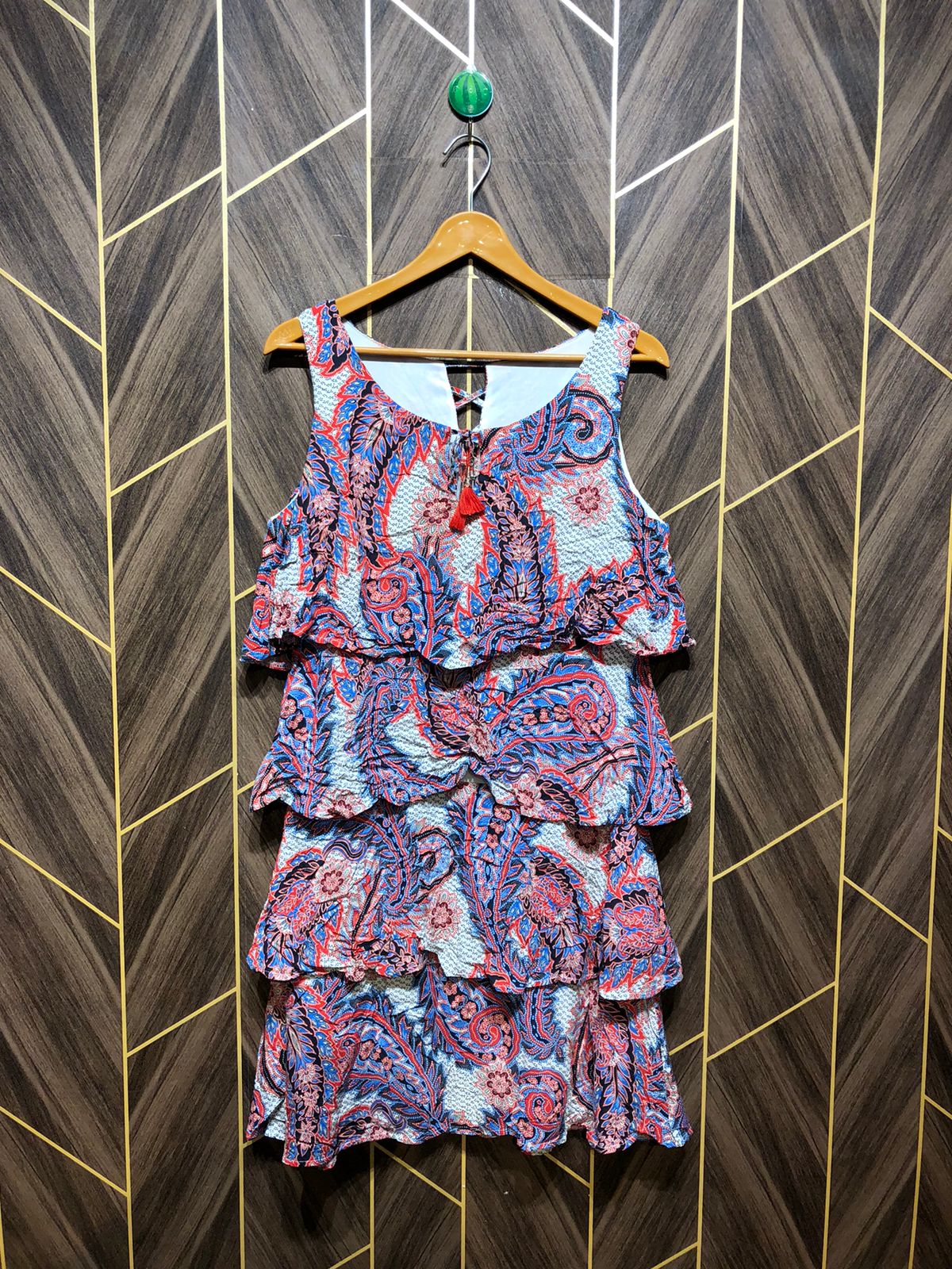 Mini Dress Linen Large Size Chest 20 Length 37