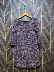 Women Long Shirt Chiffon X Small | Chest 17 | Length 35