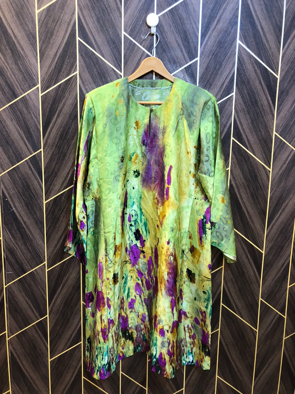 Women Chiffon Cord Set | Shirt Chest 20 | Shirt Length 41 | Skirt Waist 32  | Skirt Length 38