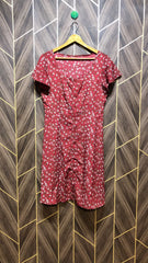 Mini Dress Chiffon Small Size Chest 19 Length 38