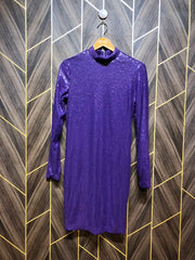 Mini Party Dress Jersey Small Size Chest 18 Length 36