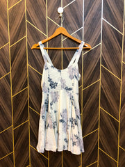 Mini Dress Chiffon X Small Size Chest 17 Length 33