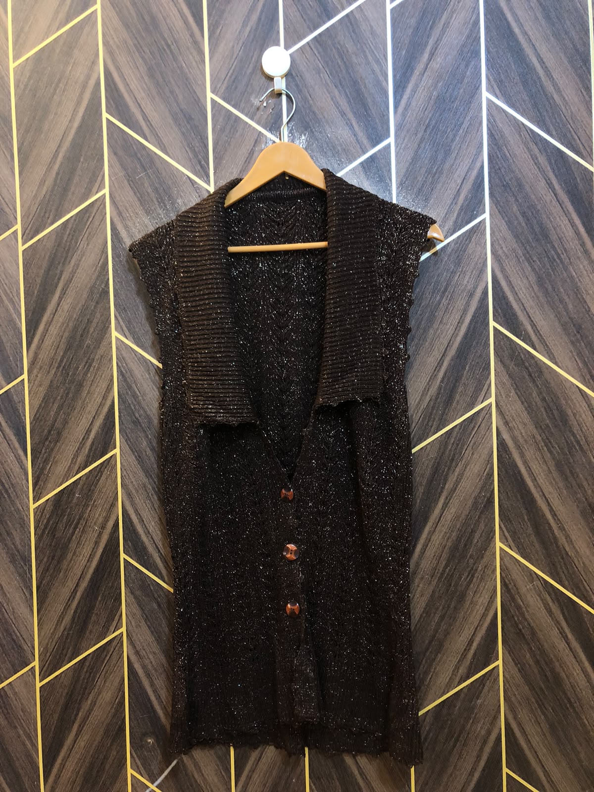 Women Wool Cardigan Sweater X Small | Size | Chest 17 | Length 31