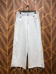 Women Wide Leg Jeans Medium to Large | Waist 32  –34 | Length 40