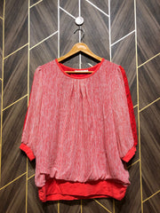 Western Top Chiffon – X-Large Size (Chest: 21, Length: 26  )