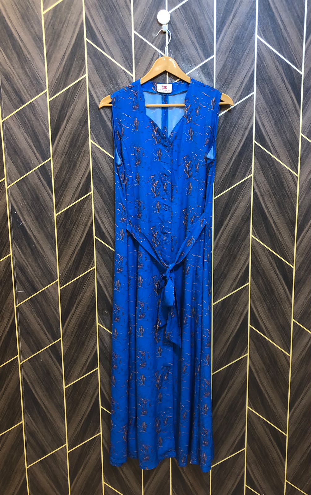 Western Long Maxi Chiffon Medium | Size | Chest 19 | Length 53